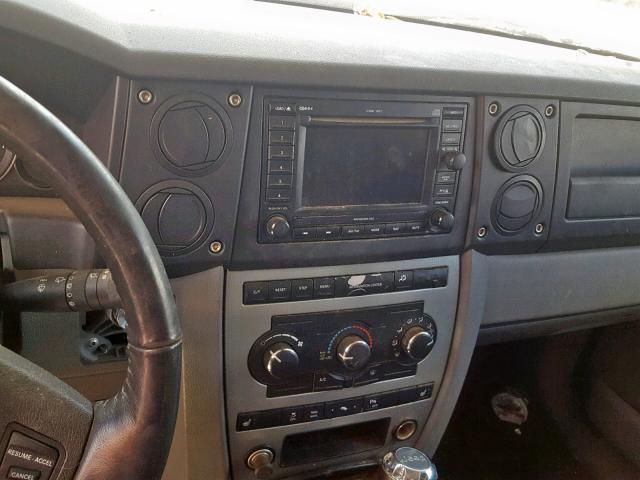 1J8HH48N86C133141 - 2006 JEEP COMMANDER ლურჯი ფოტო 9