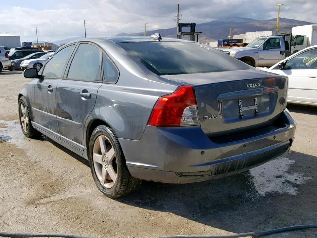 YV1MS382782384808 - 2008 VOLVO S40 2.4I GRAY photo 3