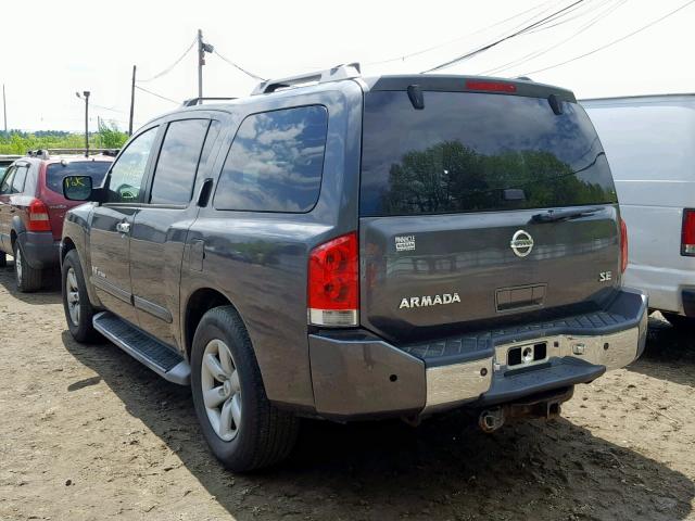 5N1AA08B66N738562 - 2006 NISSAN ARMADA SE GRAY photo 3