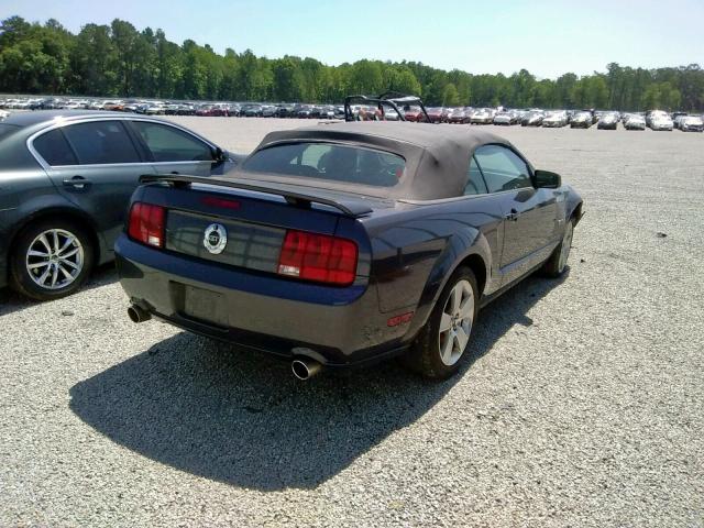 1ZVHT85H275257761 - 2007 FORD MUSTANG GT GRAY photo 4