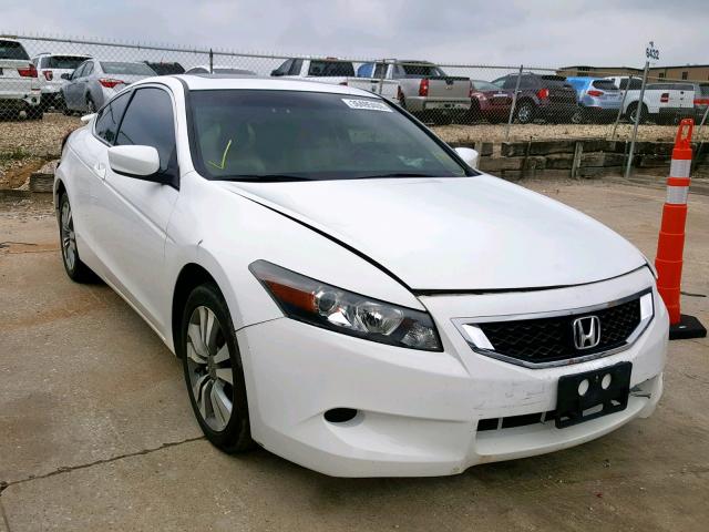 1HGCS1B82AA004936 - 2010 HONDA ACCORD EXL WHITE photo 1