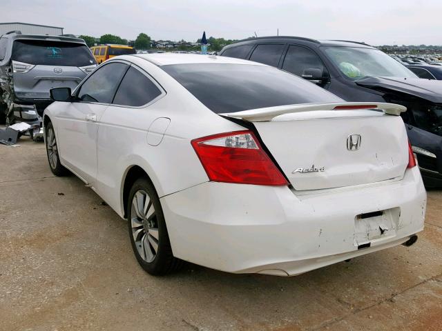 1HGCS1B82AA004936 - 2010 HONDA ACCORD EXL WHITE photo 3