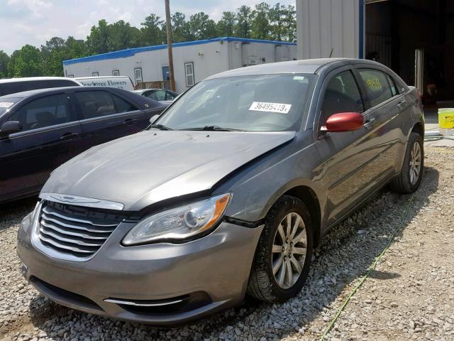 1C3CCBBB9DN639280 - 2013 CHRYSLER 200 TOURIN GRAY photo 2