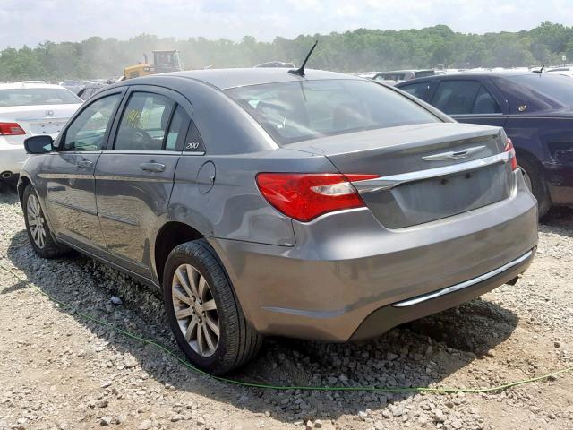 1C3CCBBB9DN639280 - 2013 CHRYSLER 200 TOURIN GRAY photo 3