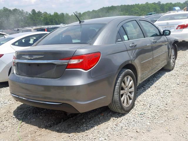 1C3CCBBB9DN639280 - 2013 CHRYSLER 200 TOURIN GRAY photo 4