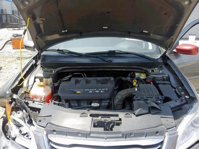 1C3CCBBB9DN639280 - 2013 CHRYSLER 200 TOURIN GRAY photo 7