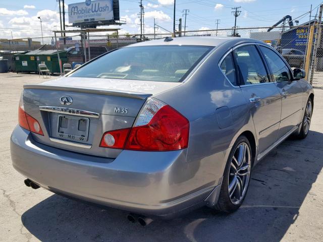 JNKAY01E26M100558 - 2006 INFINITI M35 BASE GRAY photo 4