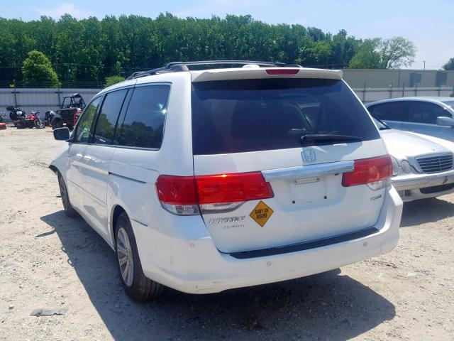 5FNRL38819B030679 - 2009 HONDA ODYSSEY TO WHITE photo 3