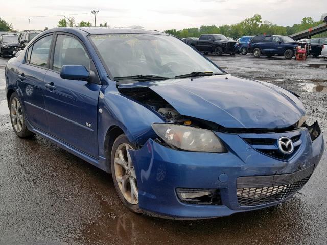 JM1BK324381878905 - 2008 MAZDA 3 S BLUE photo 1