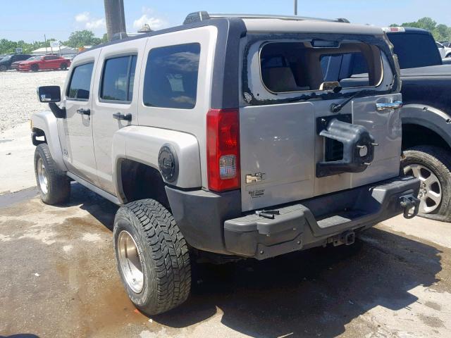 5GTDN13E978227496 - 2007 HUMMER H3 GOLD photo 3