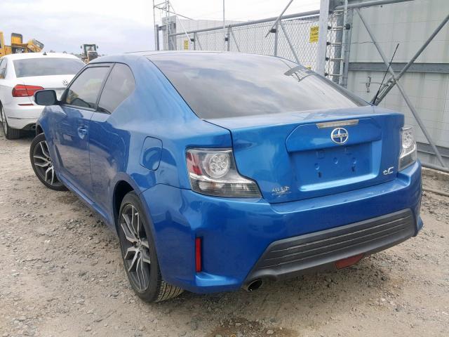 JTKJF5C77FJ010156 - 2015 TOYOTA SCION TC ლურჯი ფოტო 3