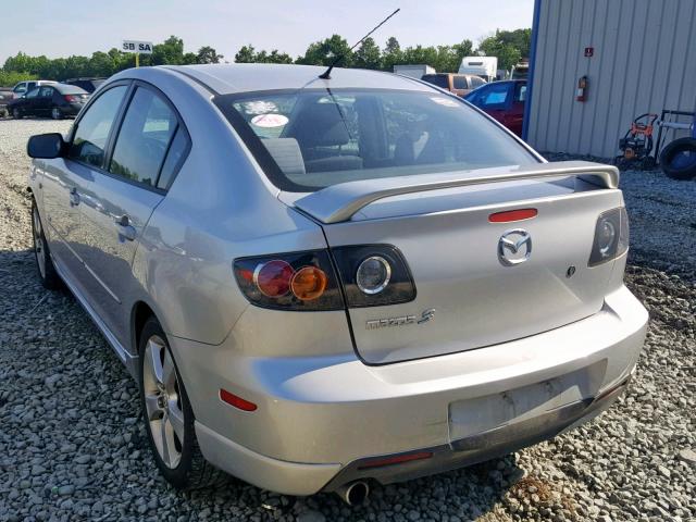 JM1BK123251285494 - 2005 MAZDA 3 S SILVER photo 3