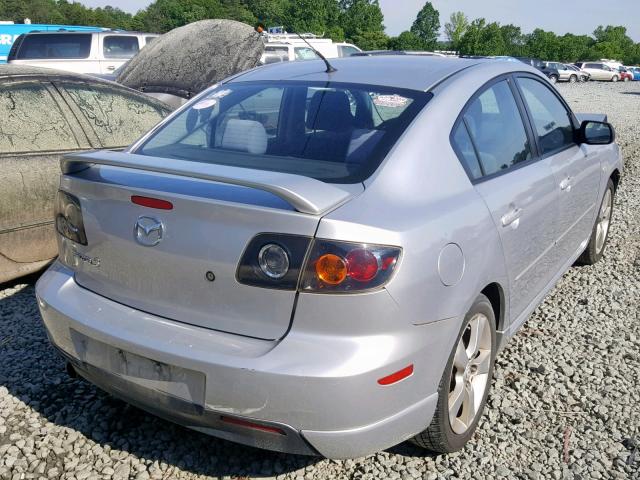 JM1BK123251285494 - 2005 MAZDA 3 S SILVER photo 4