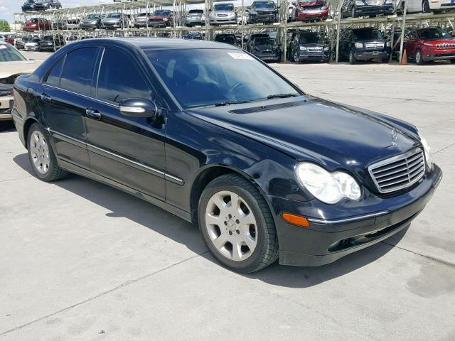 WDBRF92H06F754677 - 2006 MERCEDES-BENZ C 280 4MAT BLACK photo 1