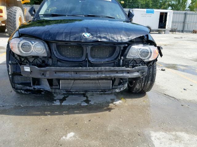 WBAUC9C52BVM09415 - 2011 BMW 135 I BLACK photo 9