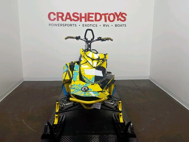 2BPSTMHA1HV000070 - 2017 SKI DOO SUMMIT SP YELLOW photo 2