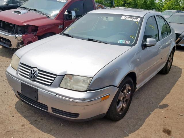 3VWSA69M04M037760 - 2004 VOLKSWAGEN JETTA GLS SILVER photo 2