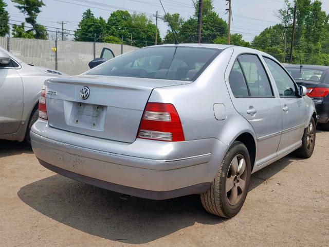 3VWSA69M04M037760 - 2004 VOLKSWAGEN JETTA GLS SILVER photo 4