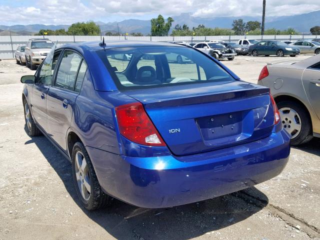 1G8AK55F66Z191088 - 2006 SATURN ION LEVEL BLUE photo 3