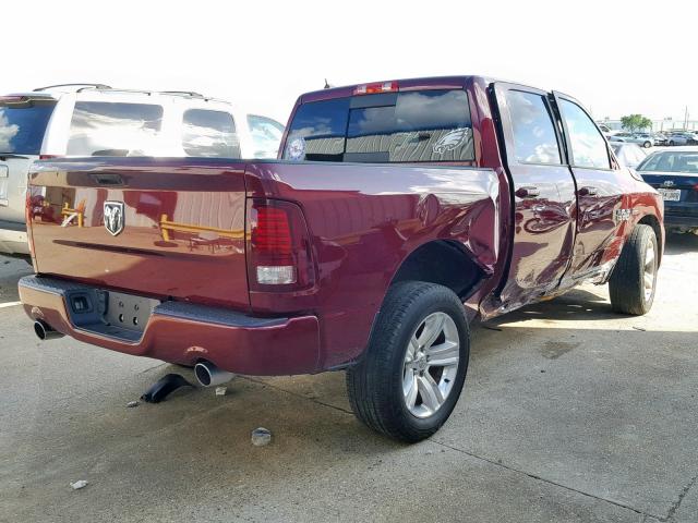 1C6RR6MT6GS389608 - 2016 RAM 1500 SPORT RED photo 4