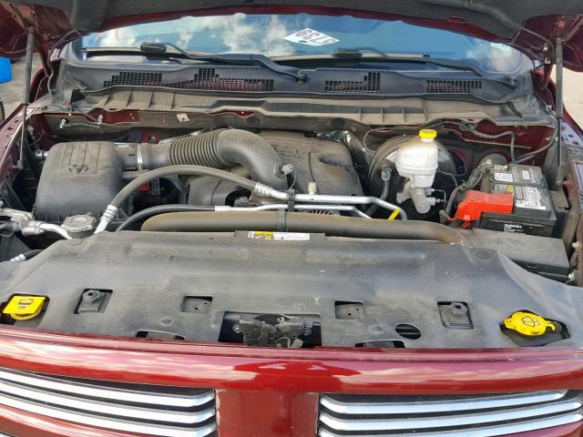 1C6RR6MT6GS389608 - 2016 RAM 1500 SPORT RED photo 7