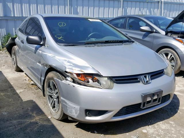 2HGFG12386H011353 - 2006 HONDA CIVIC DX V SILVER photo 1