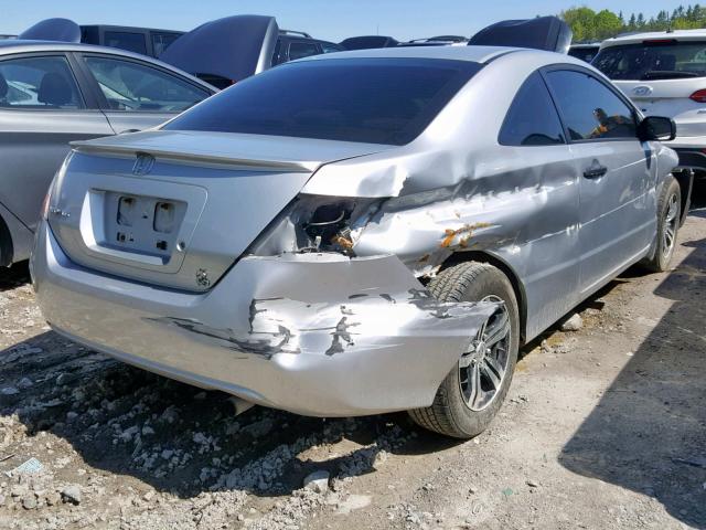 2HGFG12386H011353 - 2006 HONDA CIVIC DX V SILVER photo 4