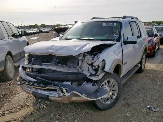 1FMEU64E56UA53289 - 2006 FORD EXPLORER E WHITE photo 2