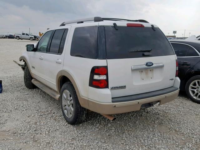 1FMEU64E56UA53289 - 2006 FORD EXPLORER E WHITE photo 3