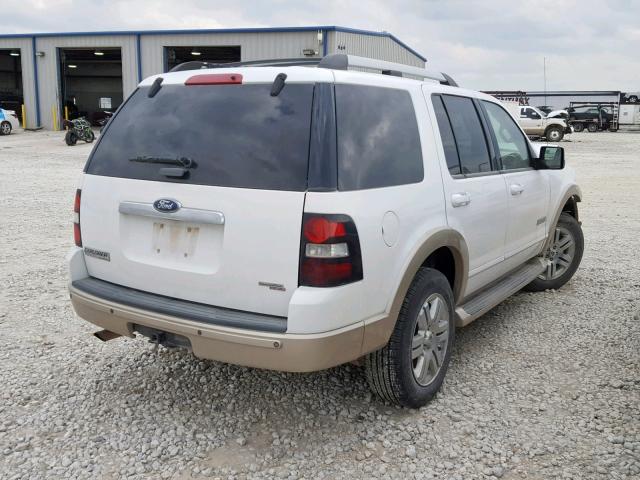 1FMEU64E56UA53289 - 2006 FORD EXPLORER E WHITE photo 4