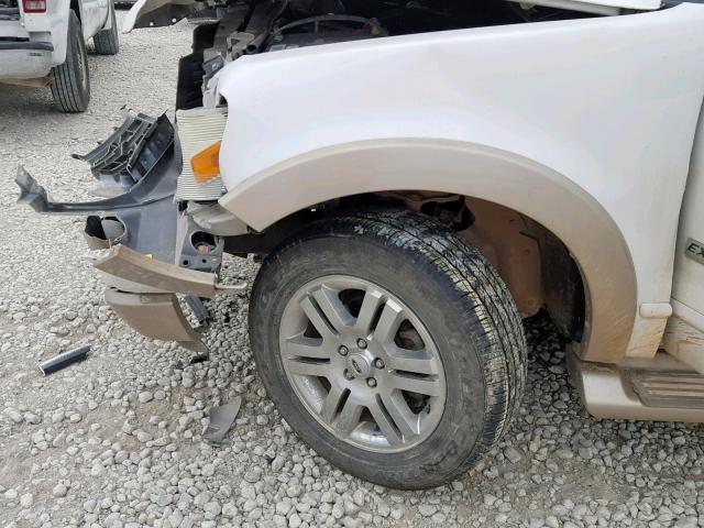 1FMEU64E56UA53289 - 2006 FORD EXPLORER E WHITE photo 9