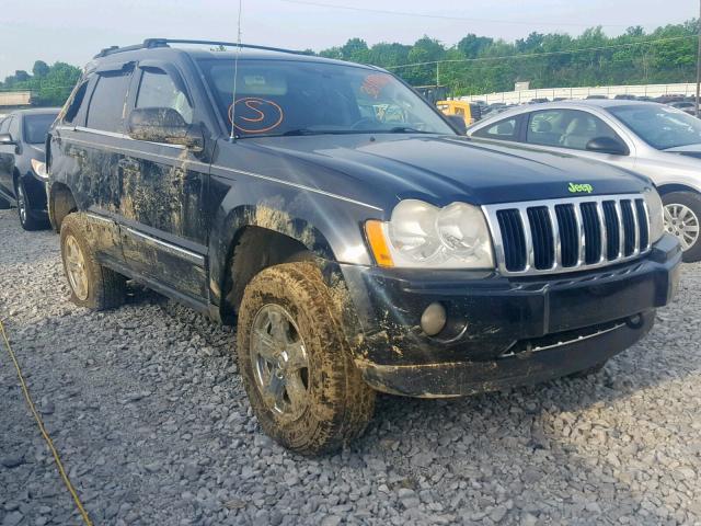 1J4HR58225C587751 - 2005 JEEP GRAND CHER BLACK photo 1