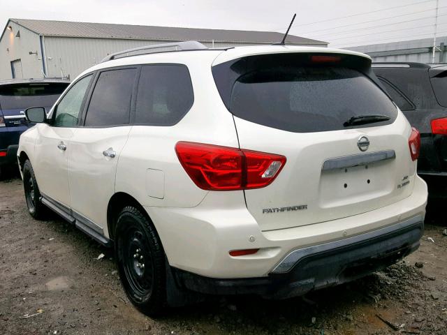 5N1DR2MM1JC609626 - 2018 NISSAN PATHFINDER WHITE photo 3