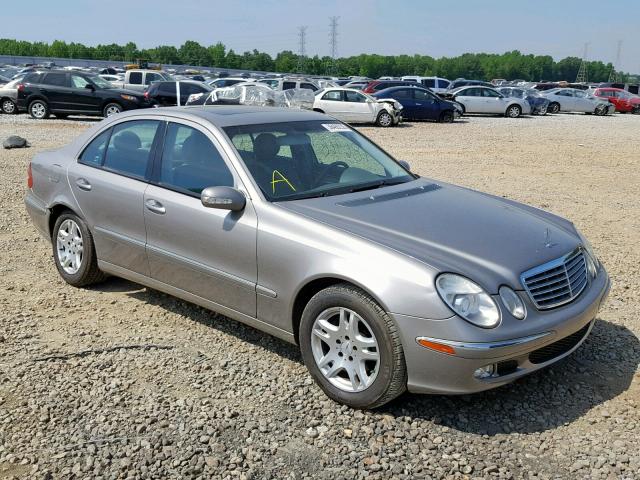 WDBUF65J63A347950 - 2003 MERCEDES-BENZ E 320 SILVER photo 1