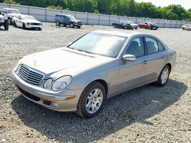 WDBUF65J63A347950 - 2003 MERCEDES-BENZ E 320 SILVER photo 2