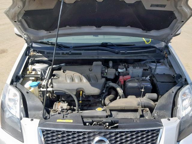 3N1AB6AP8BL708888 - 2011 NISSAN SENTRA 2.0 SILVER photo 7