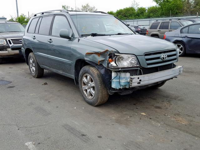 JTEEP21A660173224 - 2006 TOYOTA HIGHLANDER GRAY photo 1