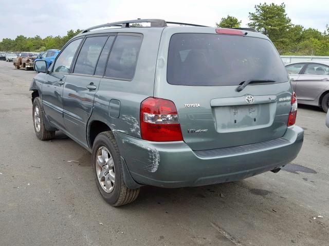 JTEEP21A660173224 - 2006 TOYOTA HIGHLANDER GRAY photo 3