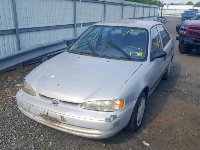 1Y1SK5286YZ429844 - 2000 CHEVROLET GEO PRIZM SILVER photo 2