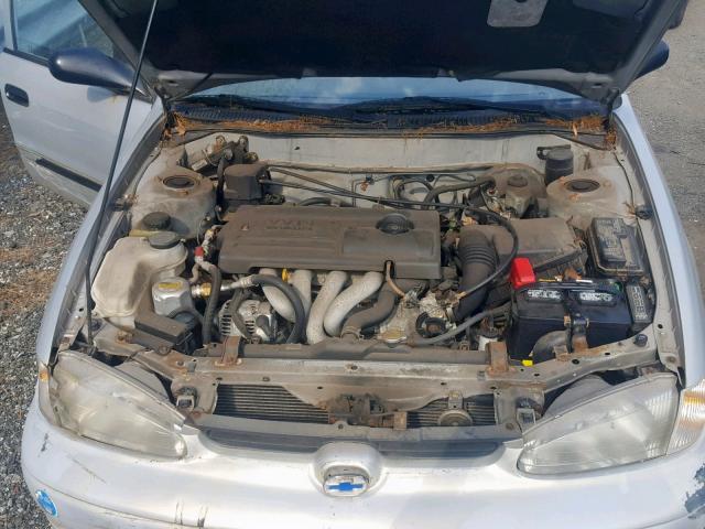 1Y1SK5286YZ429844 - 2000 CHEVROLET GEO PRIZM SILVER photo 7