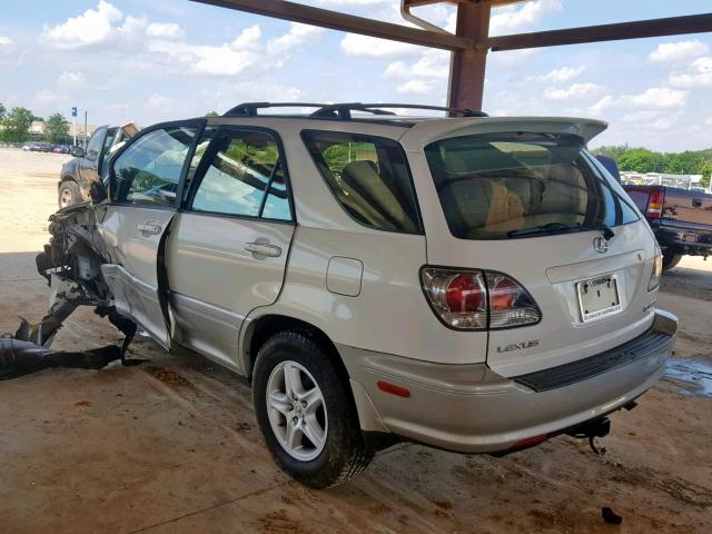 JTJHF10U810170289 - 2001 LEXUS RX 300 WHITE photo 3