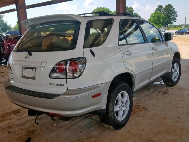 JTJHF10U810170289 - 2001 LEXUS RX 300 WHITE photo 4