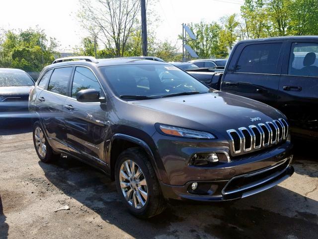 1C4PJMJX5JD594237 - 2018 JEEP CHEROKEE O GRAY photo 1