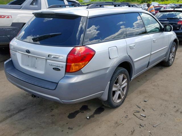 4S4BP86C264344673 - 2006 SUBARU LEGACY OUT SILVER photo 4