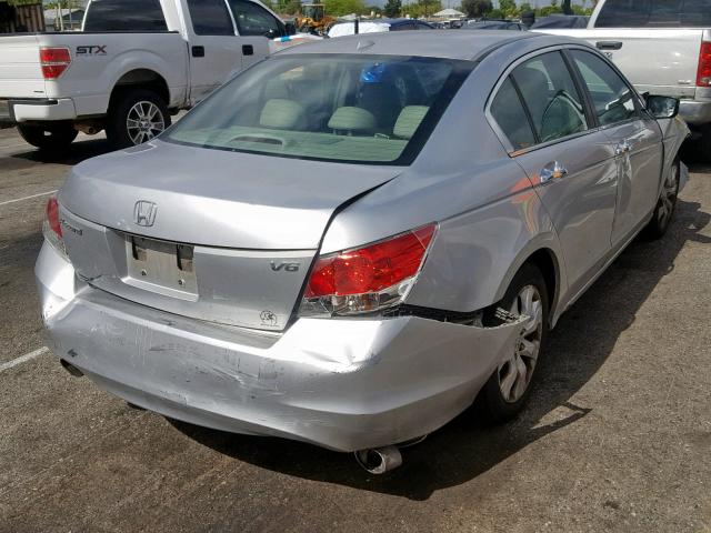 5KBCP36819B002315 - 2009 HONDA ACCORD EXL SILVER photo 4