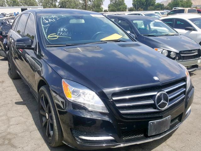 4JGCB6FE9BA115024 - 2011 MERCEDES-BENZ R 350 4MAT BLACK photo 1