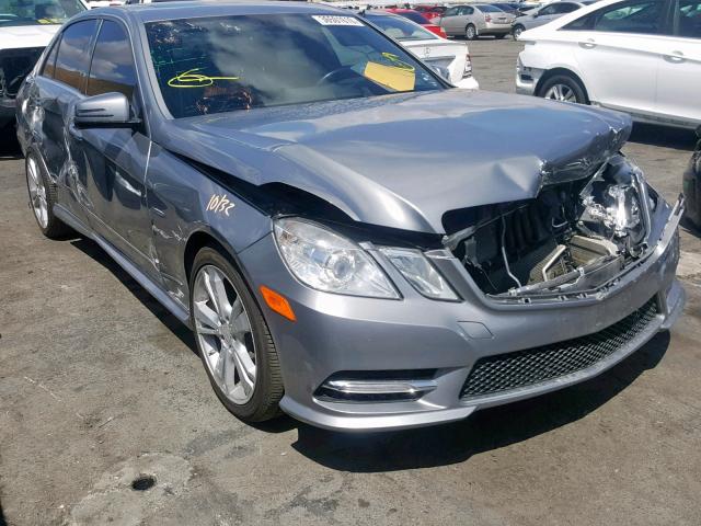 WDDHF5KB9CA534017 - 2012 MERCEDES-BENZ E 350 GRAY photo 1