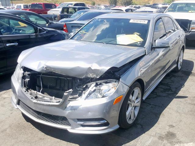 WDDHF5KB9CA534017 - 2012 MERCEDES-BENZ E 350 GRAY photo 2