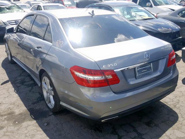 WDDHF5KB9CA534017 - 2012 MERCEDES-BENZ E 350 GRAY photo 3