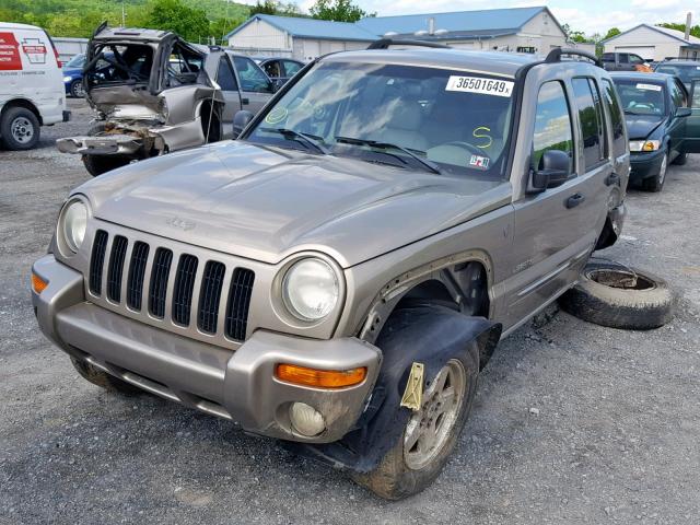 1J4GL58K04W249369 - 2004 JEEP LIBERTY LI TAN photo 2